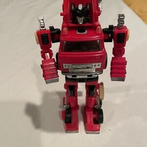 Vintage INFERNO G1 FIRE TRUCK TRANSFORMERS TAKARA HASBRO 1980 JAPAN-Rare